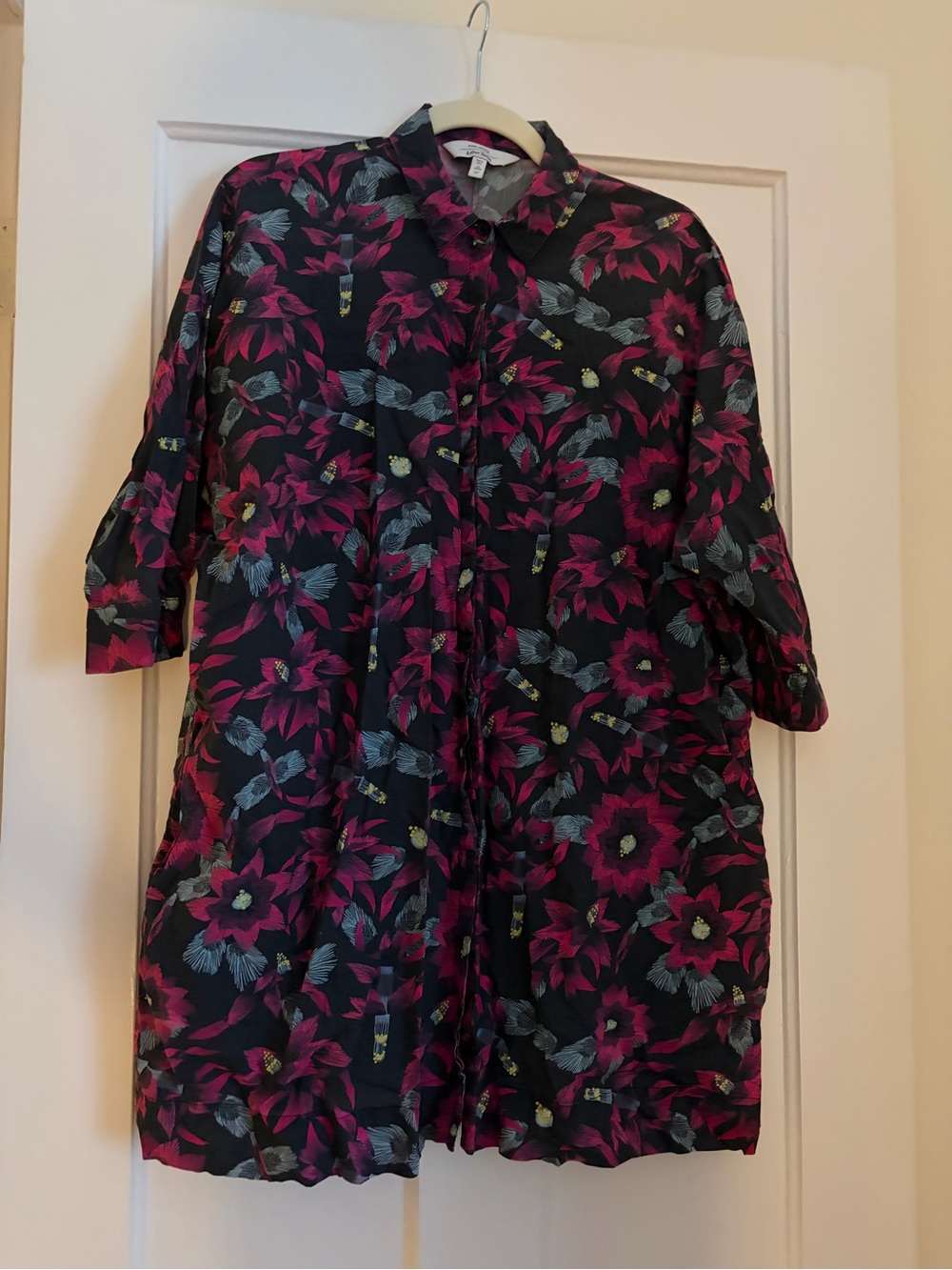& Other Stories Pattern Button Up Mini - Picture 2 of 3